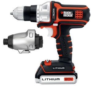 Black & Decker BDCDMT120IA 20-volt Matrix Drill and Impact Combo Kit